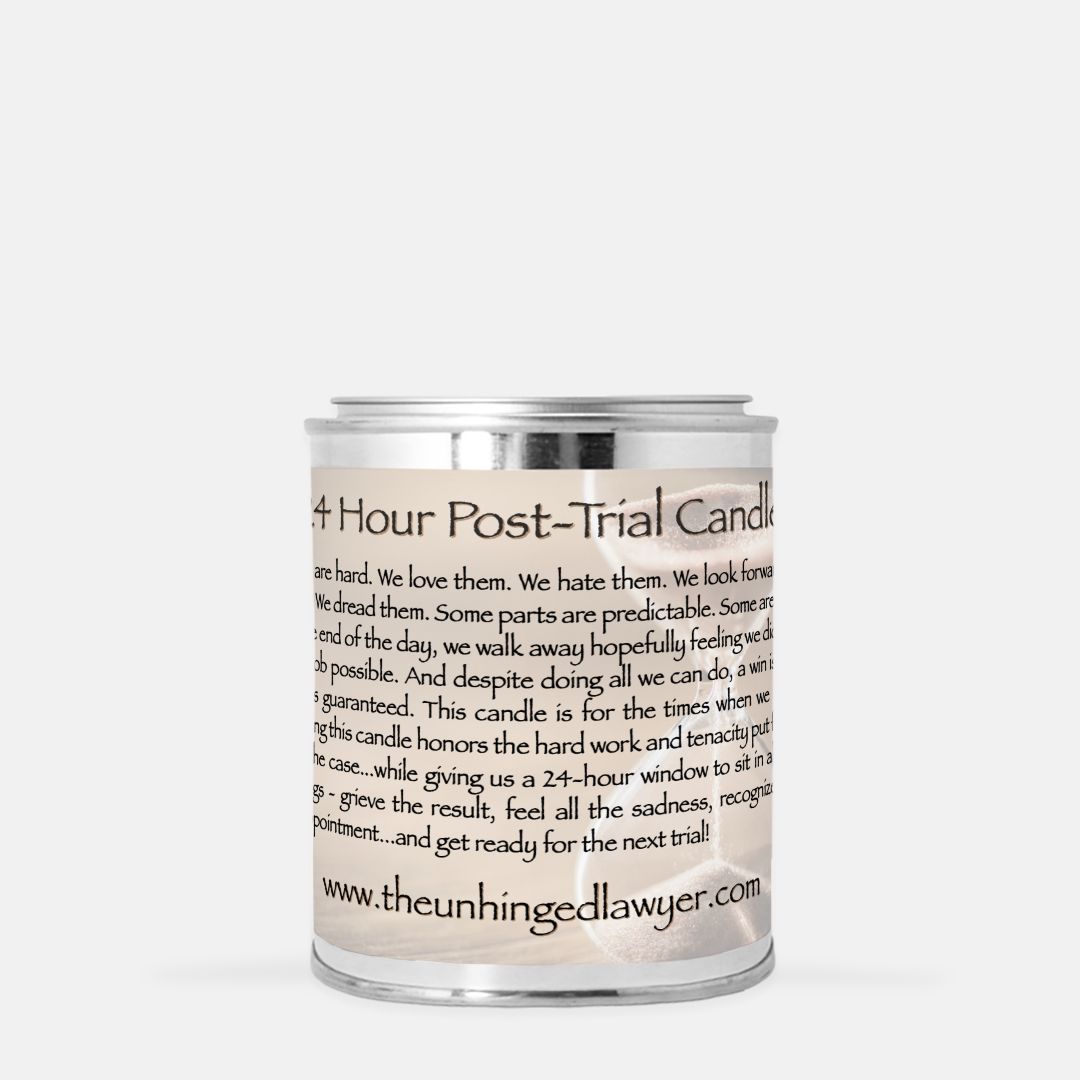 The 24 Hour Post Trial Candle