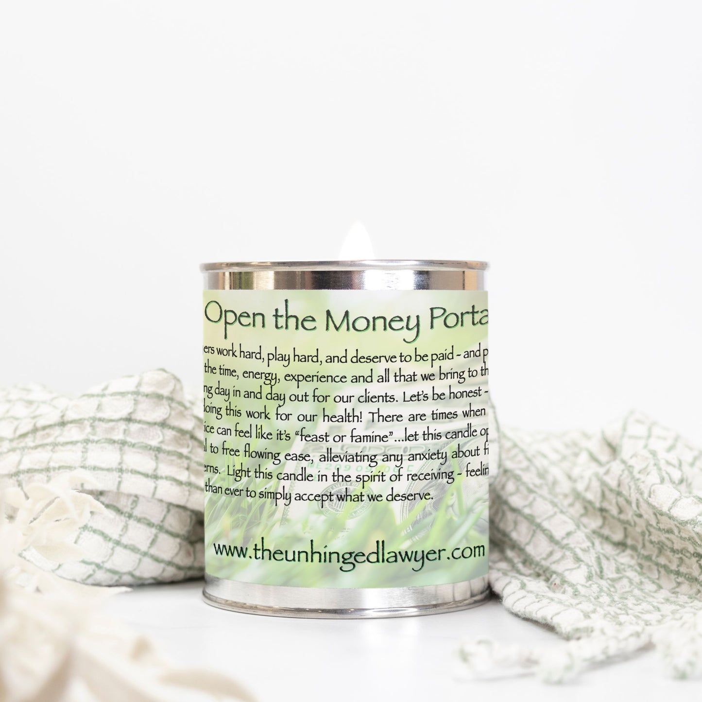 Open the Money Portal Candle