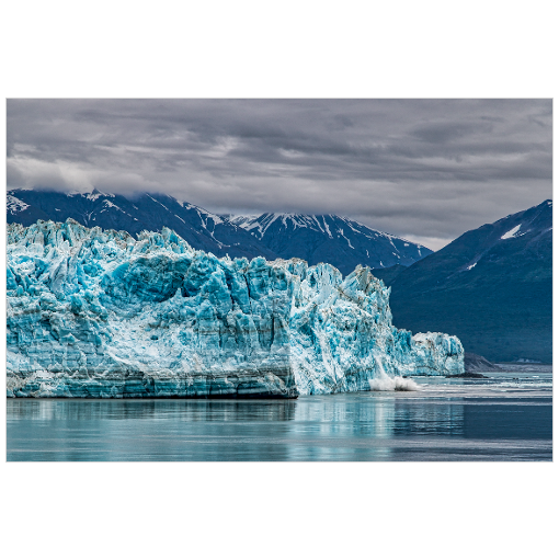 Hubbard Glacier Calving - 18x12 Print