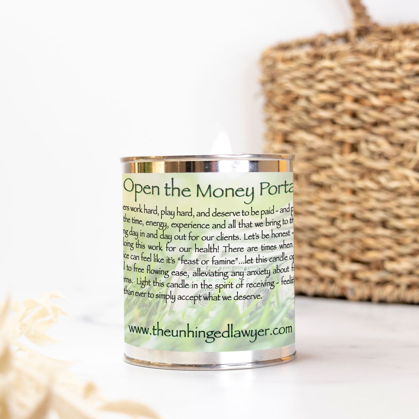 Open the Money Portal Candle